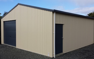 168. 7m long x 7.3m wide, with 2.7m stud height