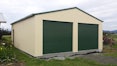 62. 9m long x 7m wide, with 2.7m stud height,