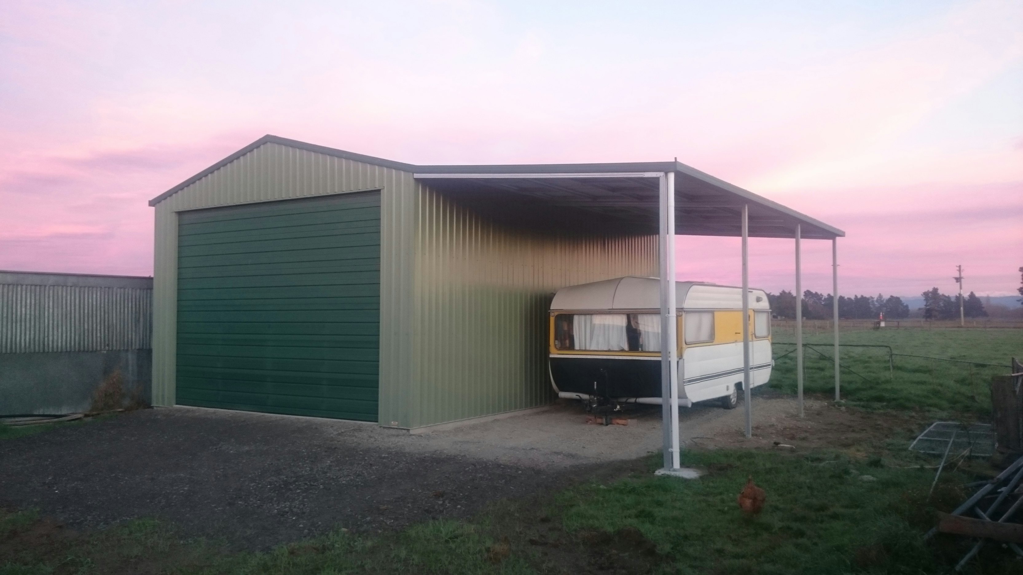 118. Garage with Awning 